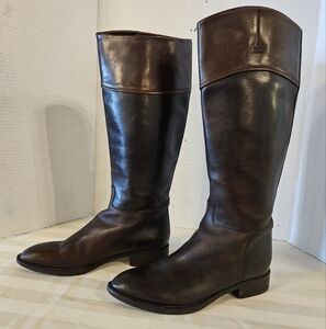 Boss Brown Leather Riding Boots